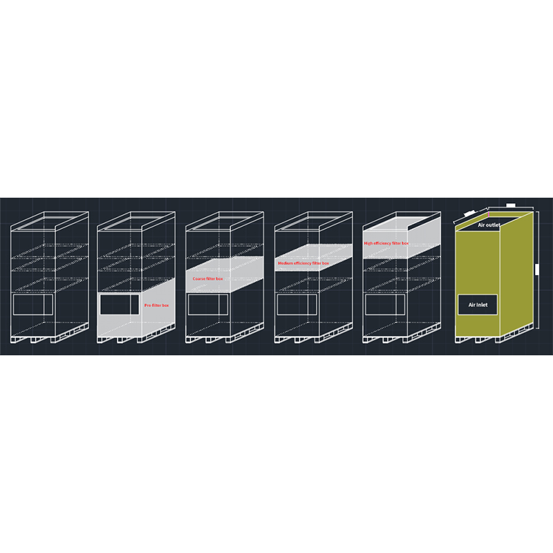 What are the key points of fire and explosion proof design of paint mist filter box?