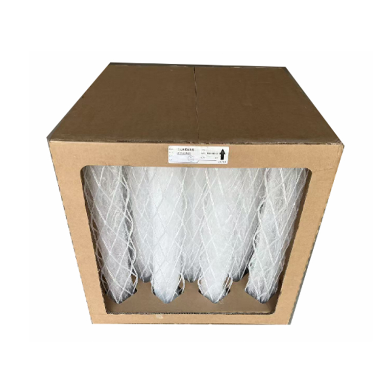 How does the Venturi-type paint mist filter box achieve efficient paint mist separation?